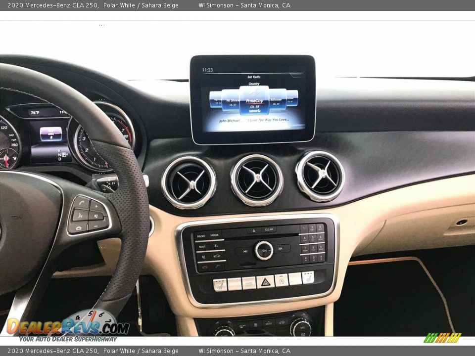 2020 Mercedes-Benz GLA 250 Polar White / Sahara Beige Photo #6