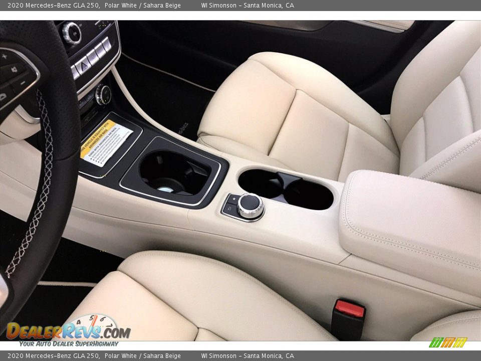 2020 Mercedes-Benz GLA 250 Polar White / Sahara Beige Photo #7