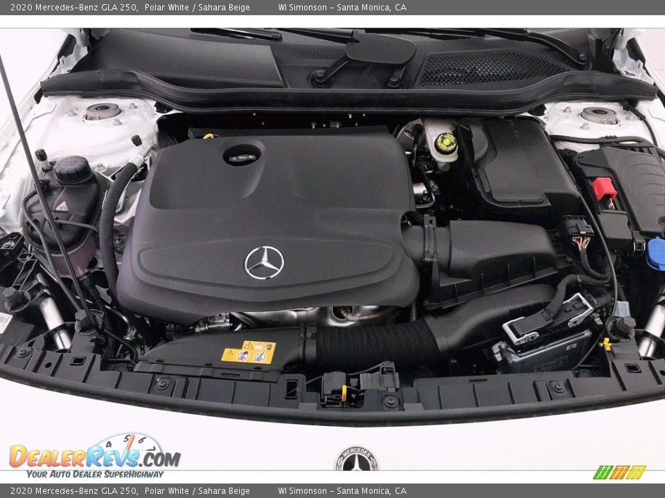 2020 Mercedes-Benz GLA 250 Polar White / Sahara Beige Photo #8