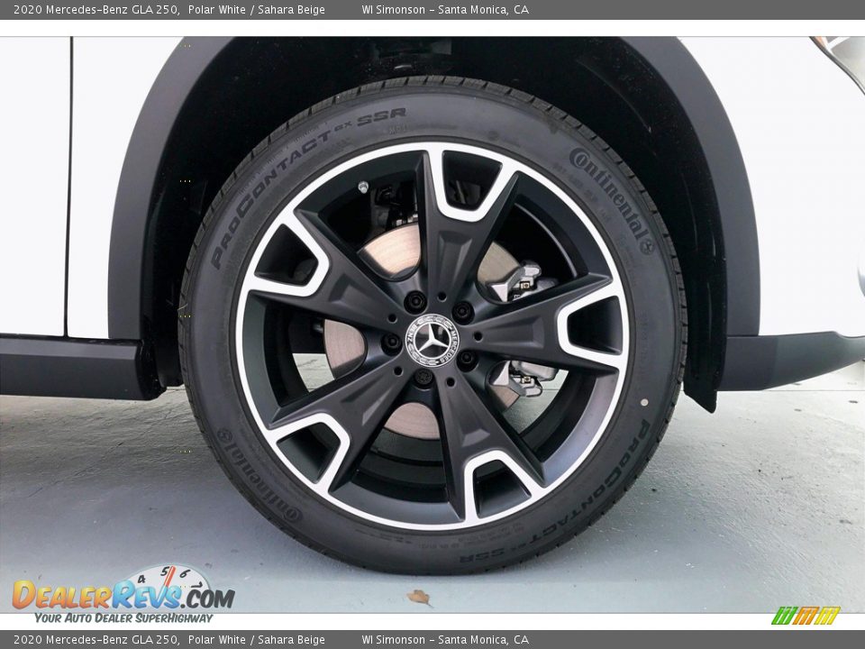 2020 Mercedes-Benz GLA 250 Polar White / Sahara Beige Photo #9