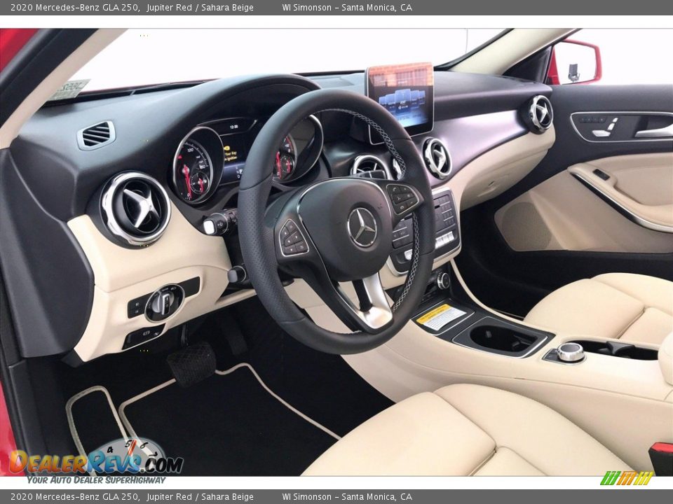 2020 Mercedes-Benz GLA 250 Jupiter Red / Sahara Beige Photo #4