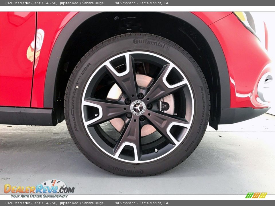 2020 Mercedes-Benz GLA 250 Jupiter Red / Sahara Beige Photo #9