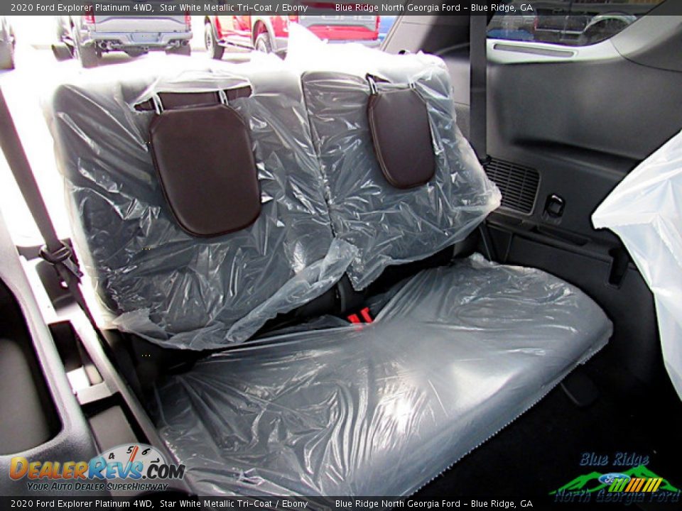 2020 Ford Explorer Platinum 4WD Star White Metallic Tri-Coat / Ebony Photo #17