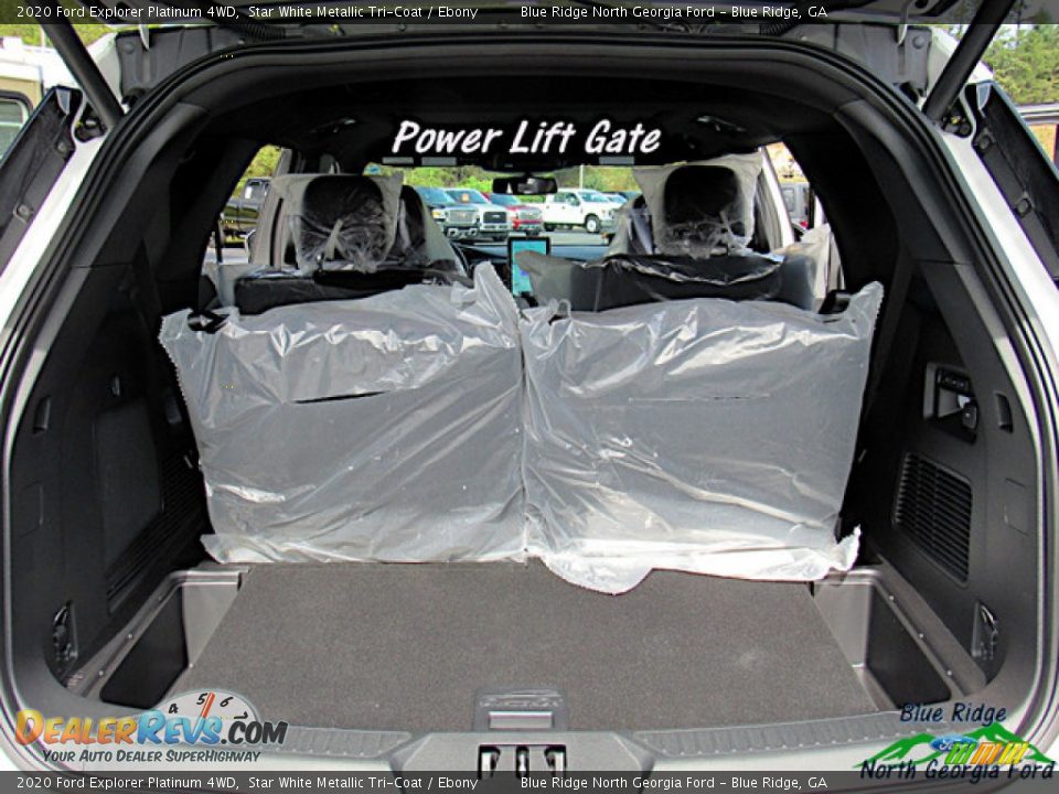 2020 Ford Explorer Platinum 4WD Star White Metallic Tri-Coat / Ebony Photo #18
