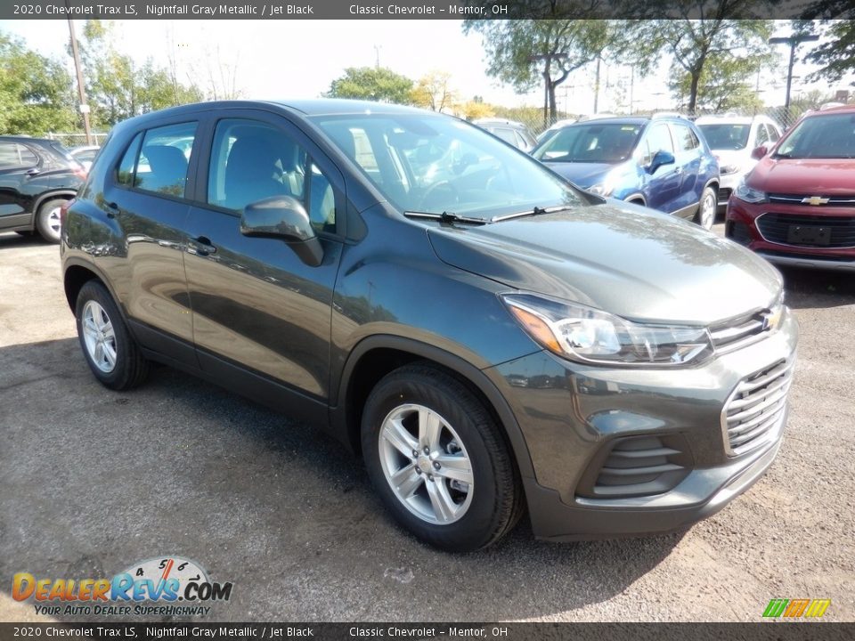 2020 Chevrolet Trax LS Nightfall Gray Metallic / Jet Black Photo #3