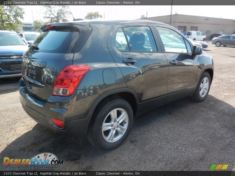 2020 Chevrolet Trax LS Nightfall Gray Metallic / Jet Black Photo #4