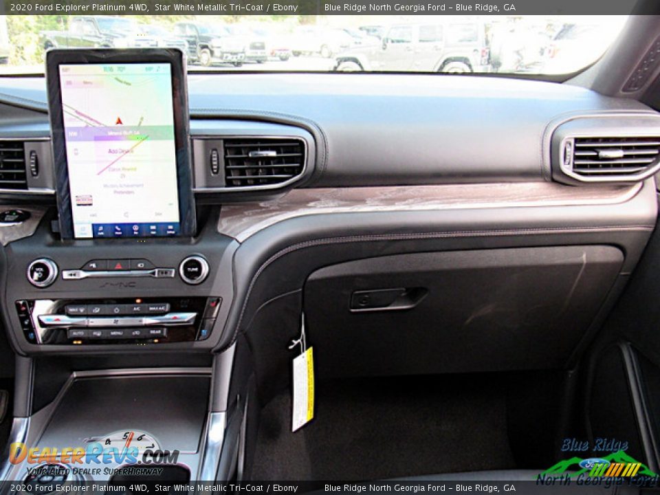 2020 Ford Explorer Platinum 4WD Star White Metallic Tri-Coat / Ebony Photo #21
