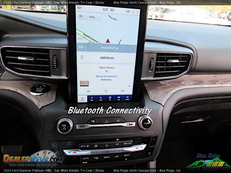 2020 Ford Explorer Platinum 4WD Star White Metallic Tri-Coat / Ebony Photo #23