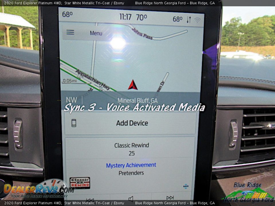 2020 Ford Explorer Platinum 4WD Star White Metallic Tri-Coat / Ebony Photo #24