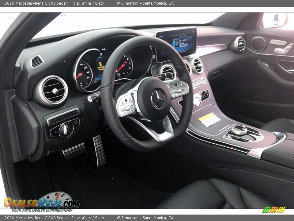 2020 Mercedes-Benz C 300 Sedan Polar White / Black Photo #4