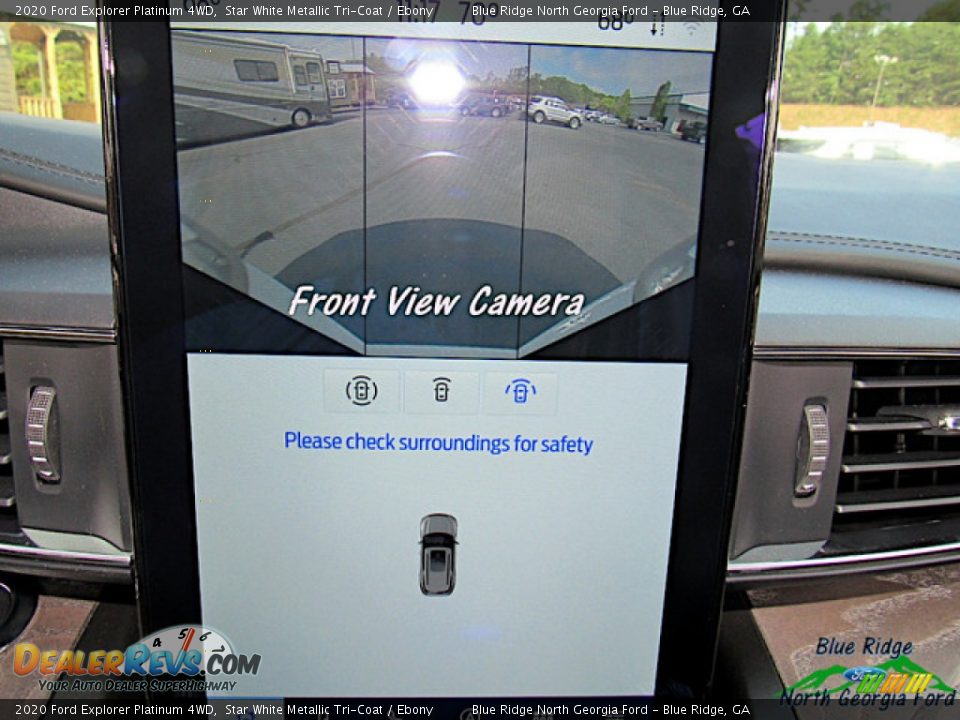 2020 Ford Explorer Platinum 4WD Star White Metallic Tri-Coat / Ebony Photo #26