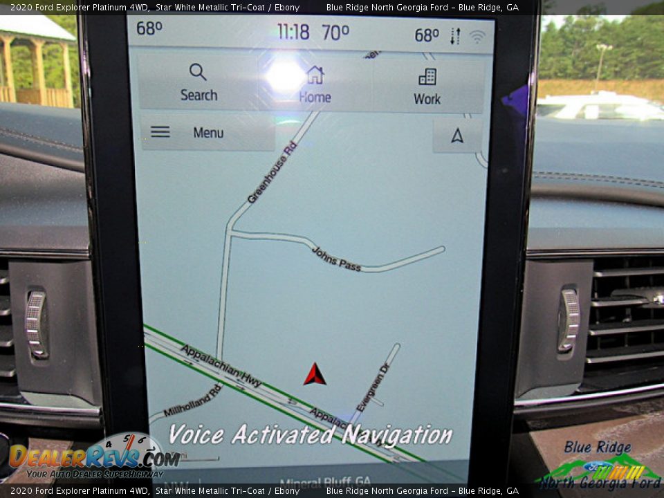 2020 Ford Explorer Platinum 4WD Star White Metallic Tri-Coat / Ebony Photo #27