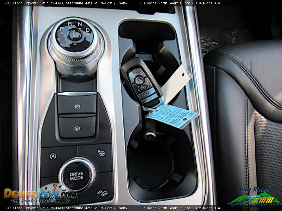 2020 Ford Explorer Platinum 4WD Star White Metallic Tri-Coat / Ebony Photo #29