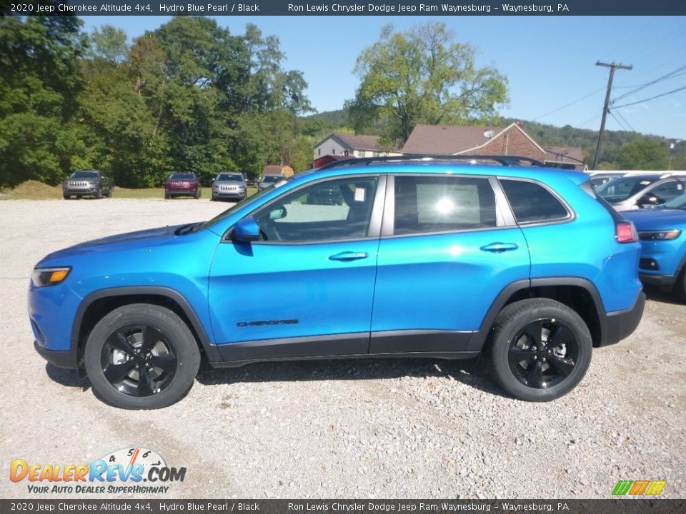 2020 Jeep Cherokee Altitude 4x4 Hydro Blue Pearl / Black Photo #2