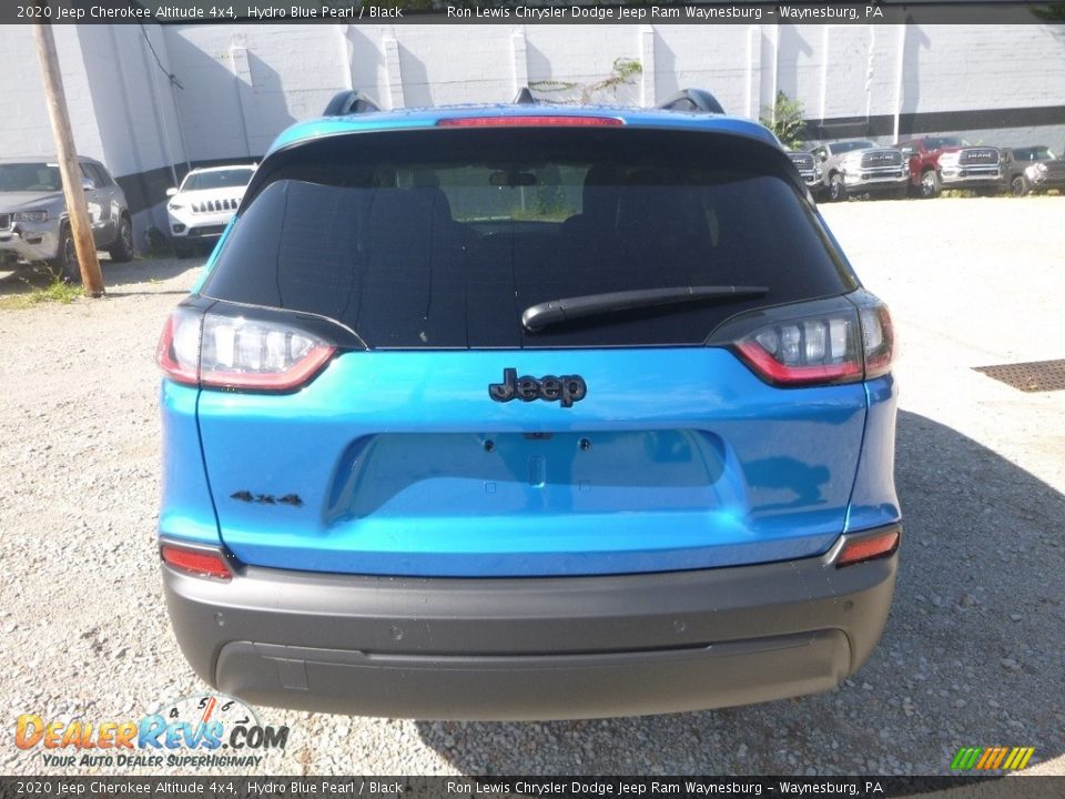 2020 Jeep Cherokee Altitude 4x4 Hydro Blue Pearl / Black Photo #4