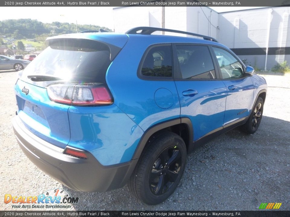 2020 Jeep Cherokee Altitude 4x4 Hydro Blue Pearl / Black Photo #5