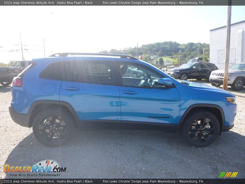 2020 Jeep Cherokee Altitude 4x4 Hydro Blue Pearl / Black Photo #6