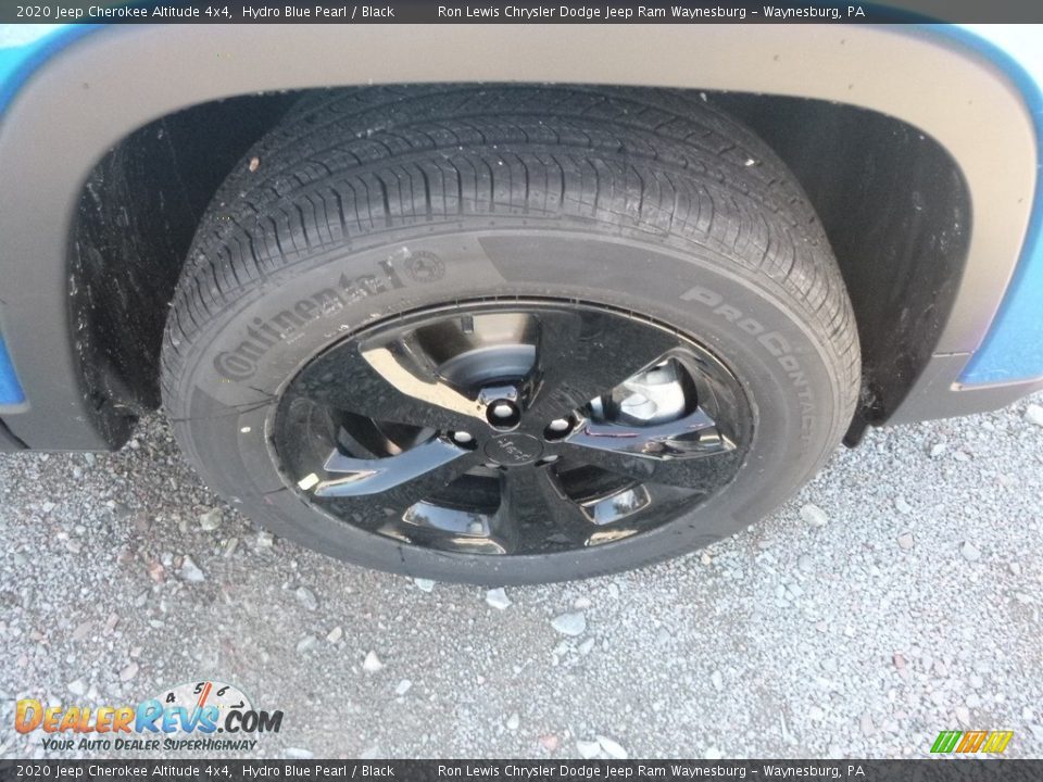 2020 Jeep Cherokee Altitude 4x4 Hydro Blue Pearl / Black Photo #9