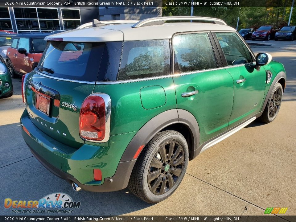 2020 Mini Countryman Cooper S All4 British Racing Green IV Metallic / Black Pearl Photo #2