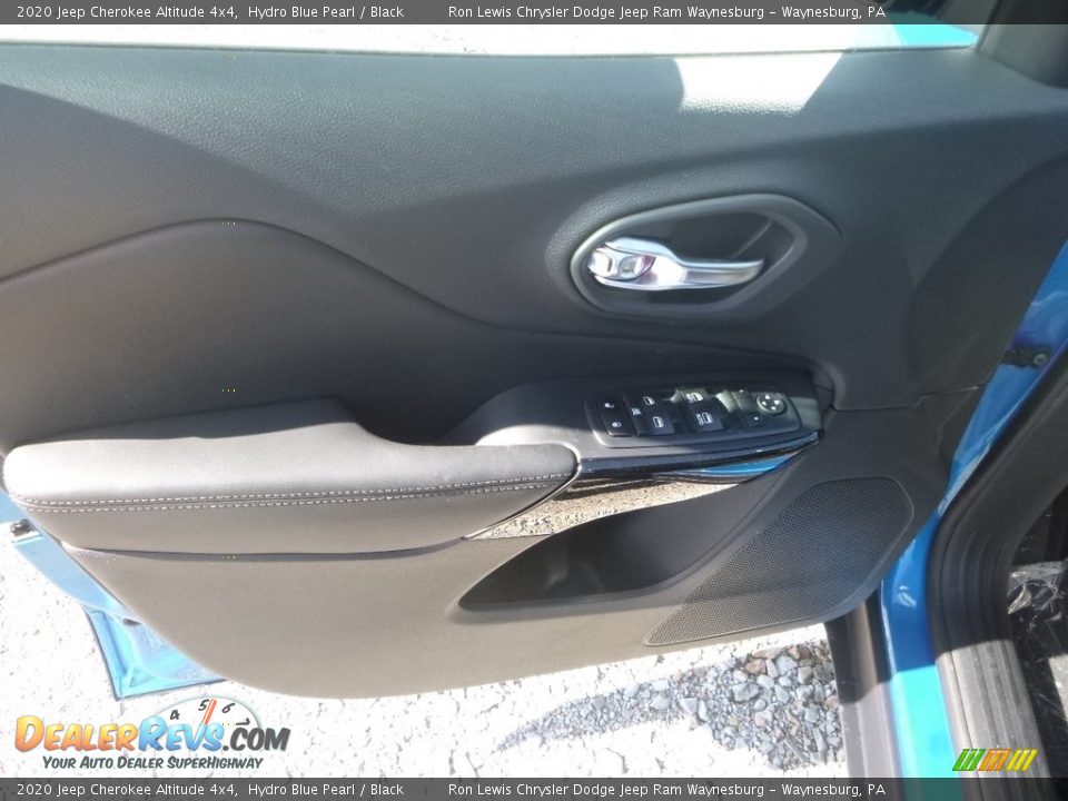 2020 Jeep Cherokee Altitude 4x4 Hydro Blue Pearl / Black Photo #13