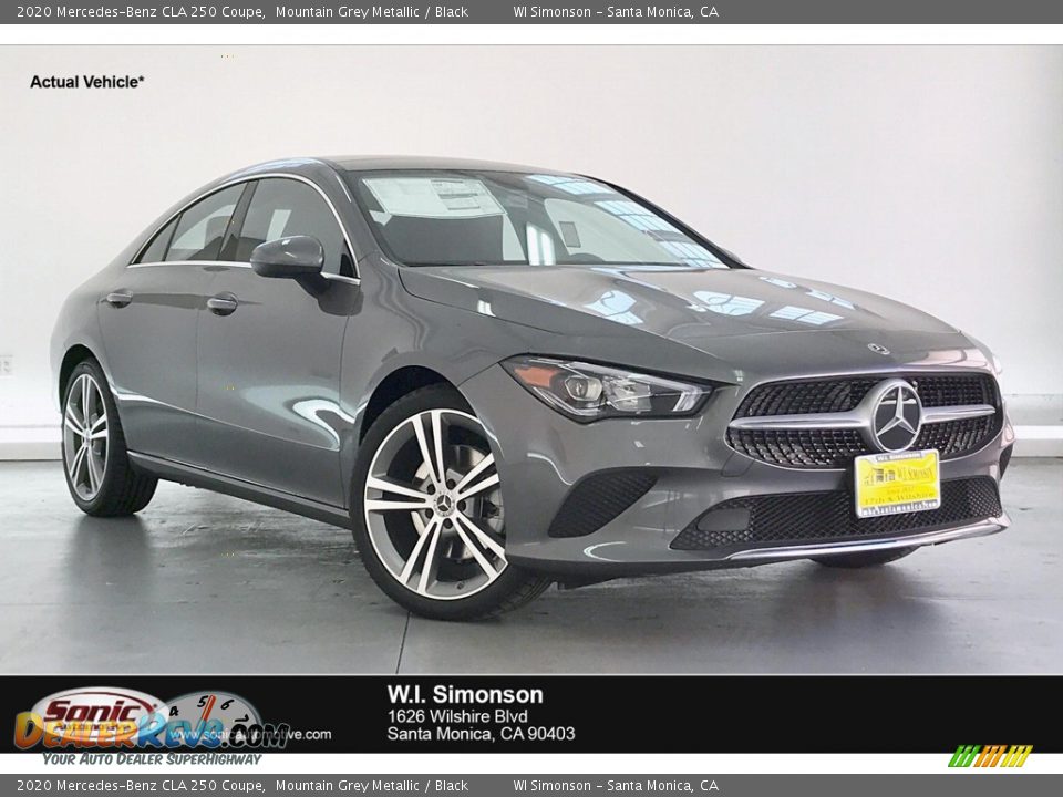 2020 Mercedes-Benz CLA 250 Coupe Mountain Grey Metallic / Black Photo #1