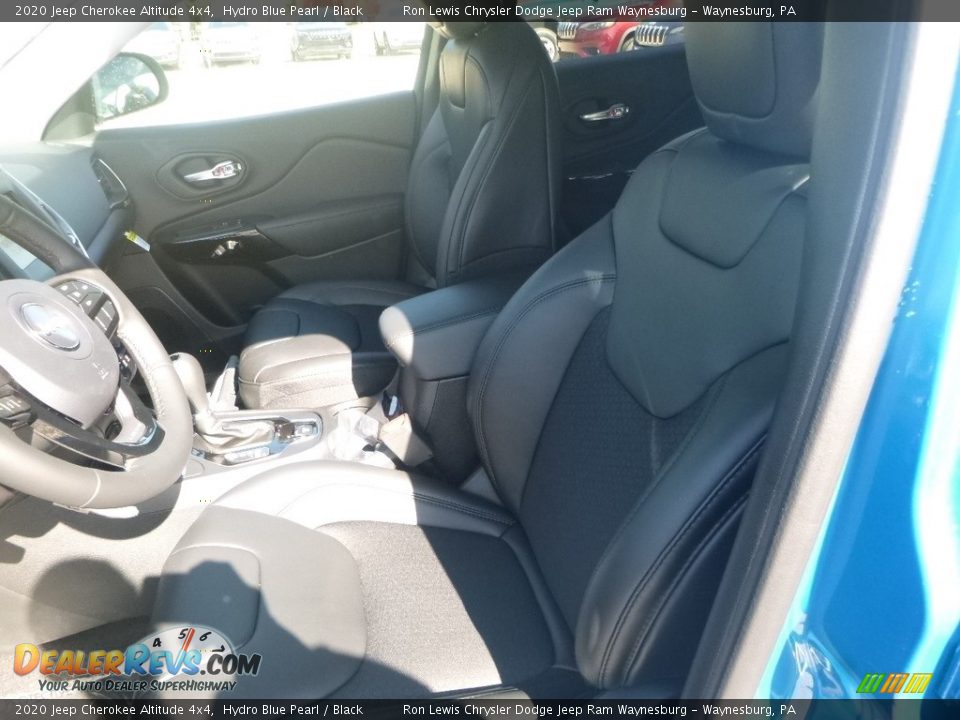 2020 Jeep Cherokee Altitude 4x4 Hydro Blue Pearl / Black Photo #15
