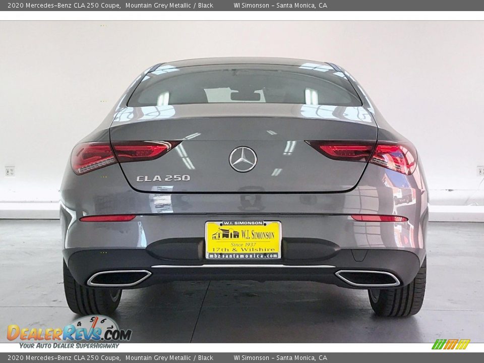 2020 Mercedes-Benz CLA 250 Coupe Mountain Grey Metallic / Black Photo #3