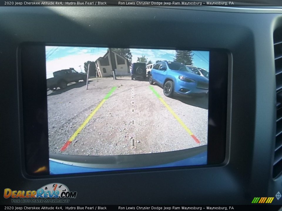 2020 Jeep Cherokee Altitude 4x4 Hydro Blue Pearl / Black Photo #17