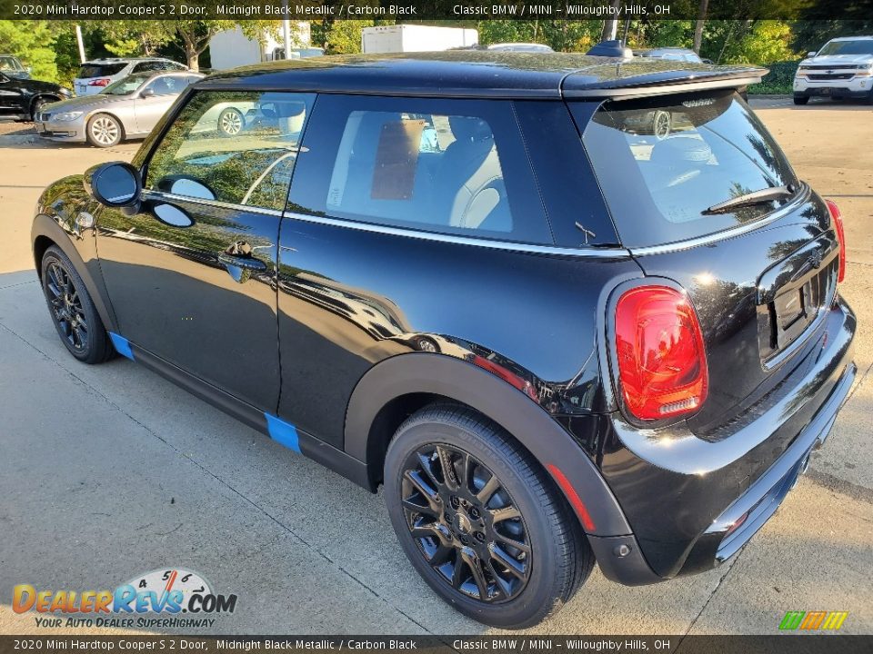 2020 Mini Hardtop Cooper S 2 Door Midnight Black Metallic / Carbon Black Photo #3