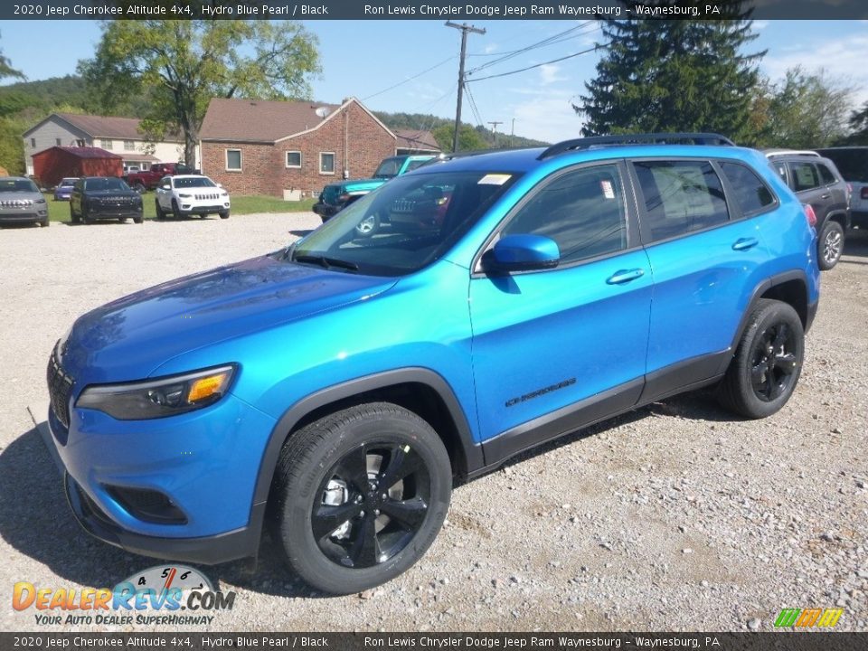 2020 Jeep Cherokee Altitude 4x4 Hydro Blue Pearl / Black Photo #1