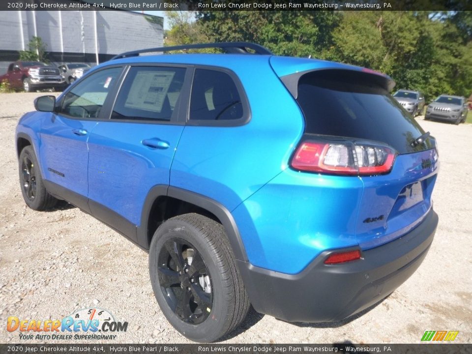 2020 Jeep Cherokee Altitude 4x4 Hydro Blue Pearl / Black Photo #3
