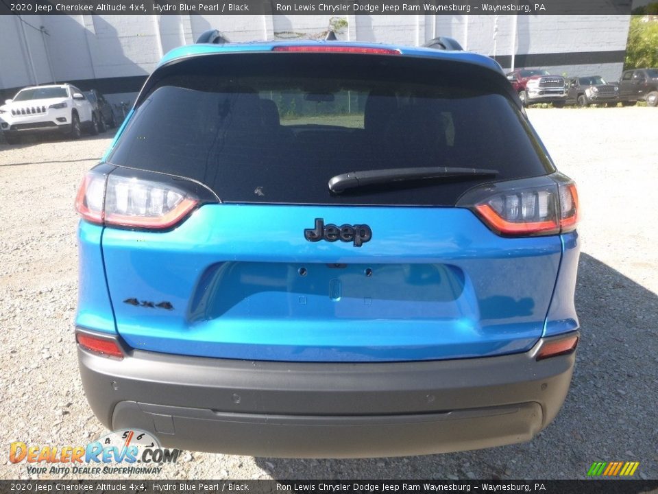 2020 Jeep Cherokee Altitude 4x4 Hydro Blue Pearl / Black Photo #4