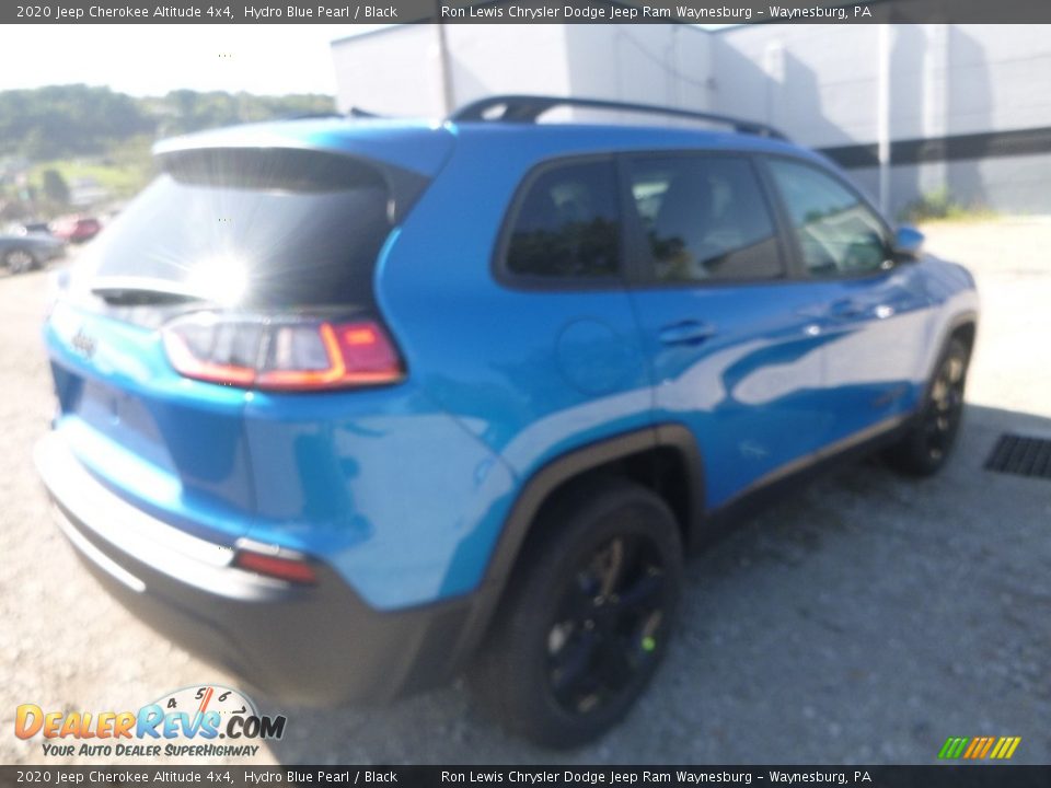 2020 Jeep Cherokee Altitude 4x4 Hydro Blue Pearl / Black Photo #5