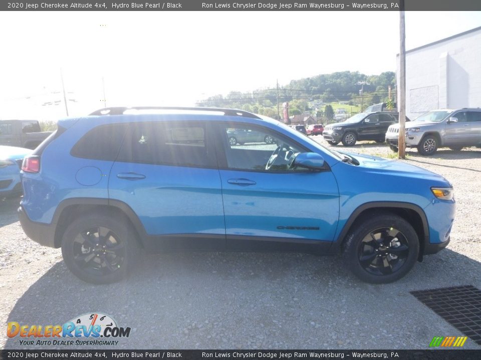 2020 Jeep Cherokee Altitude 4x4 Hydro Blue Pearl / Black Photo #6