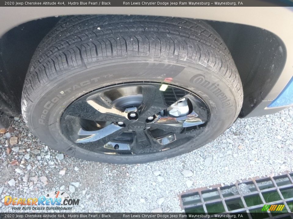 2020 Jeep Cherokee Altitude 4x4 Hydro Blue Pearl / Black Photo #9