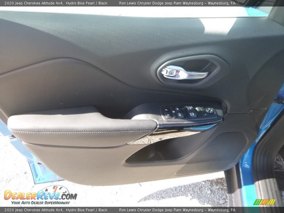 2020 Jeep Cherokee Altitude 4x4 Hydro Blue Pearl / Black Photo #13