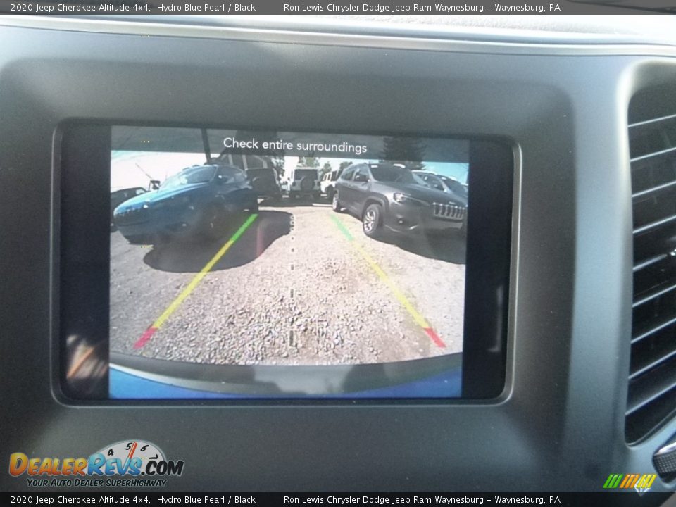 2020 Jeep Cherokee Altitude 4x4 Hydro Blue Pearl / Black Photo #17
