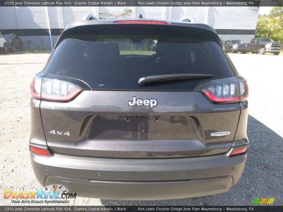 2020 Jeep Cherokee Latitude Plus 4x4 Granite Crystal Metallic / Black Photo #4