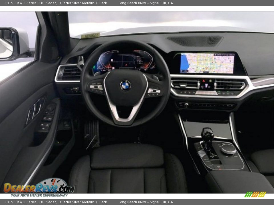 2019 BMW 3 Series 330i Sedan Glacier Silver Metallic / Black Photo #4