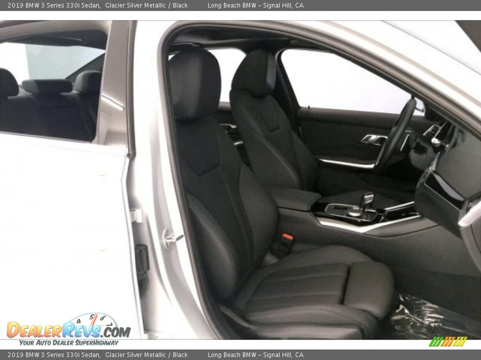 2019 BMW 3 Series 330i Sedan Glacier Silver Metallic / Black Photo #6