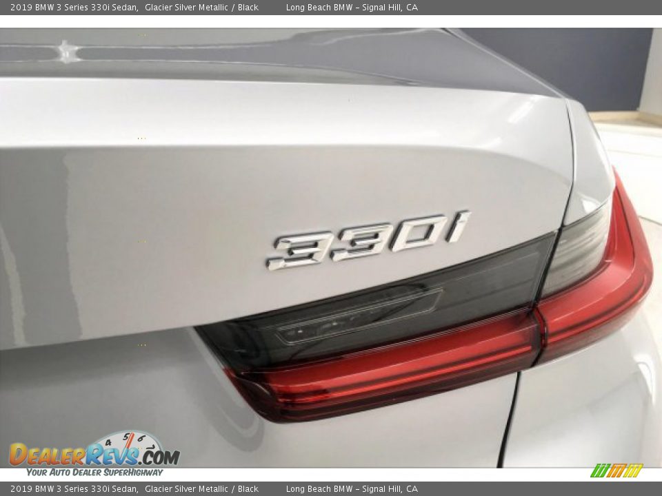 2019 BMW 3 Series 330i Sedan Glacier Silver Metallic / Black Photo #7