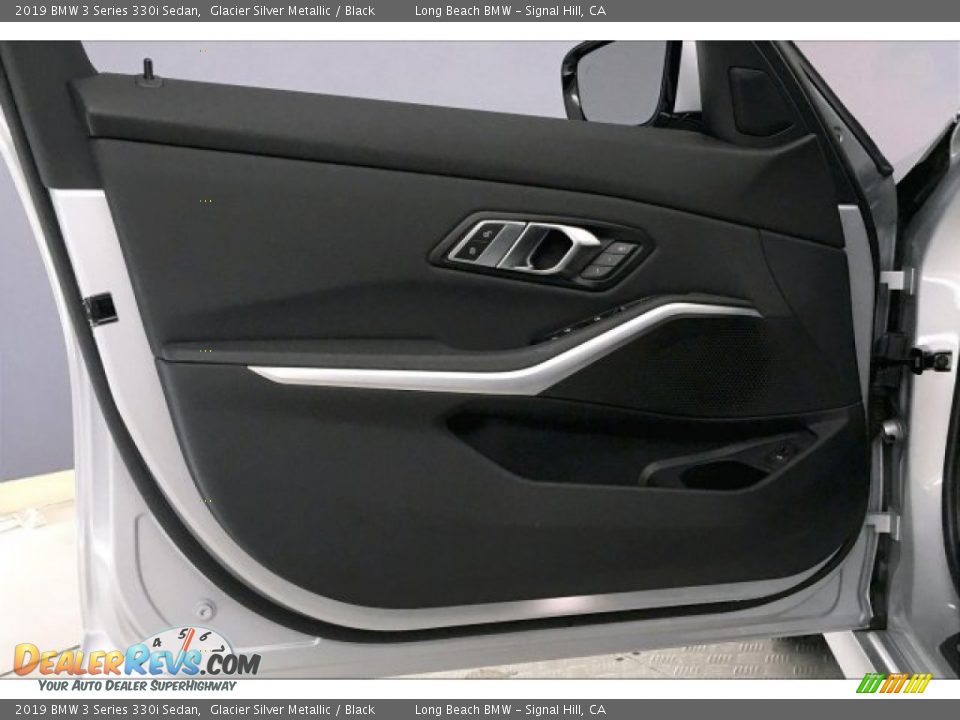 2019 BMW 3 Series 330i Sedan Glacier Silver Metallic / Black Photo #21