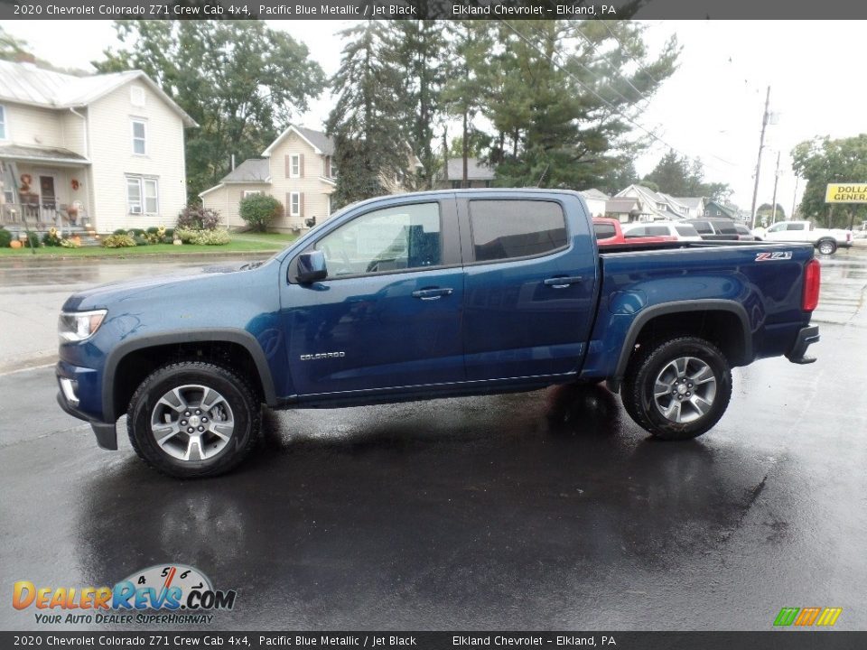 Pacific Blue Metallic 2020 Chevrolet Colorado Z71 Crew Cab 4x4 Photo #4