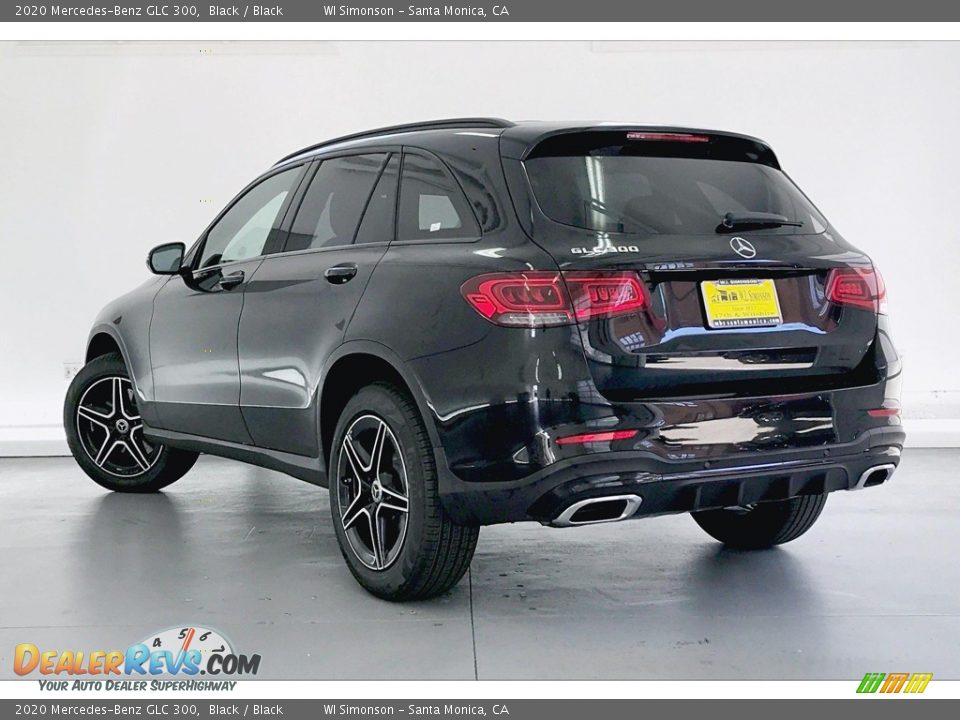 2020 Mercedes-Benz GLC 300 Black / Black Photo #2