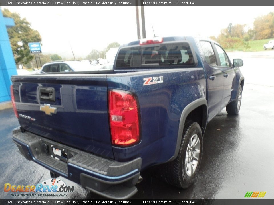 2020 Chevrolet Colorado Z71 Crew Cab 4x4 Pacific Blue Metallic / Jet Black Photo #8