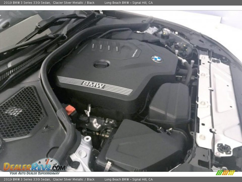 2019 BMW 3 Series 330i Sedan Glacier Silver Metallic / Black Photo #27