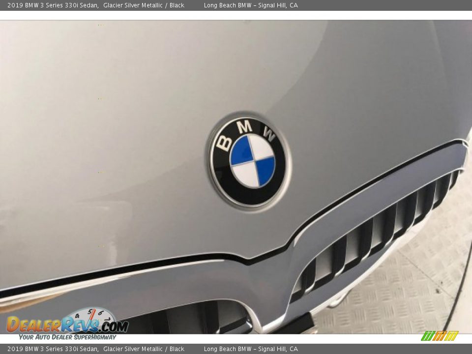 2019 BMW 3 Series 330i Sedan Glacier Silver Metallic / Black Photo #29