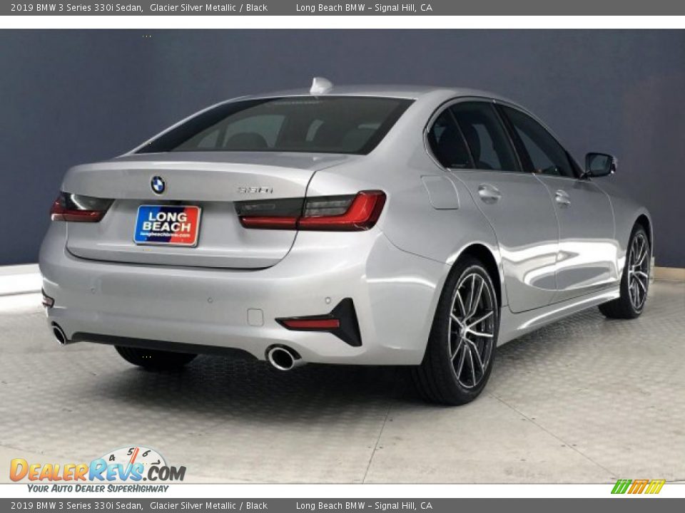 2019 BMW 3 Series 330i Sedan Glacier Silver Metallic / Black Photo #30