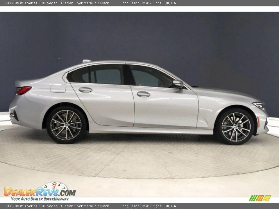 2019 BMW 3 Series 330i Sedan Glacier Silver Metallic / Black Photo #31