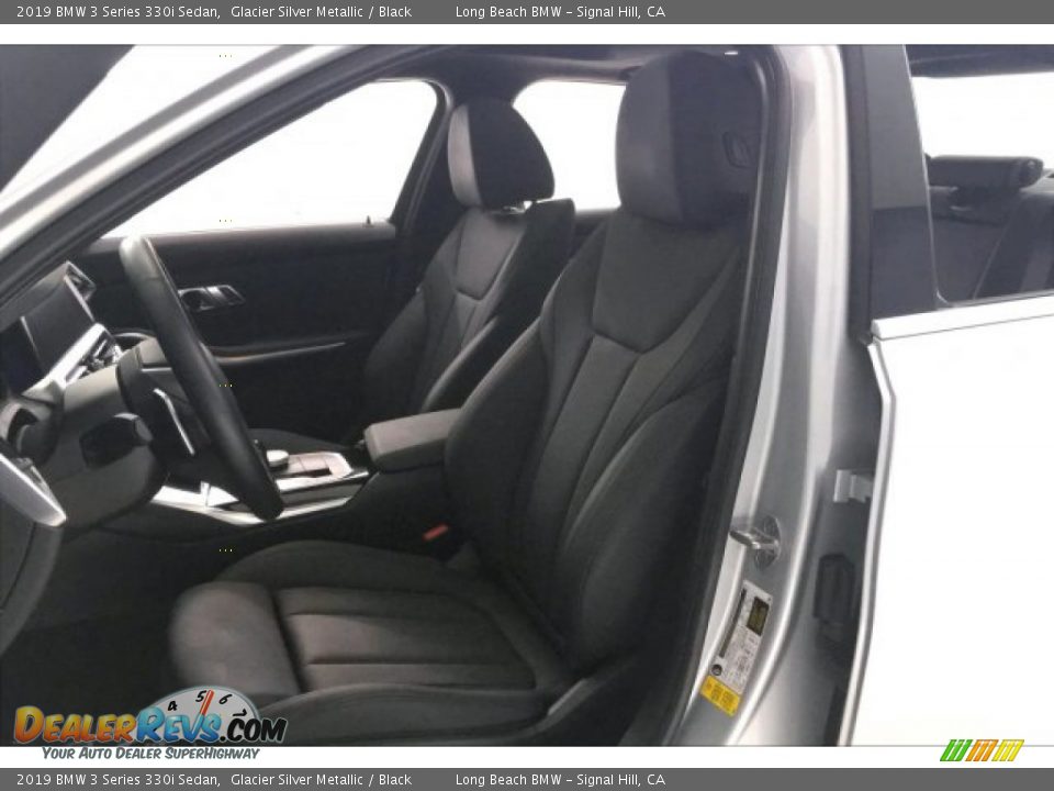 2019 BMW 3 Series 330i Sedan Glacier Silver Metallic / Black Photo #32